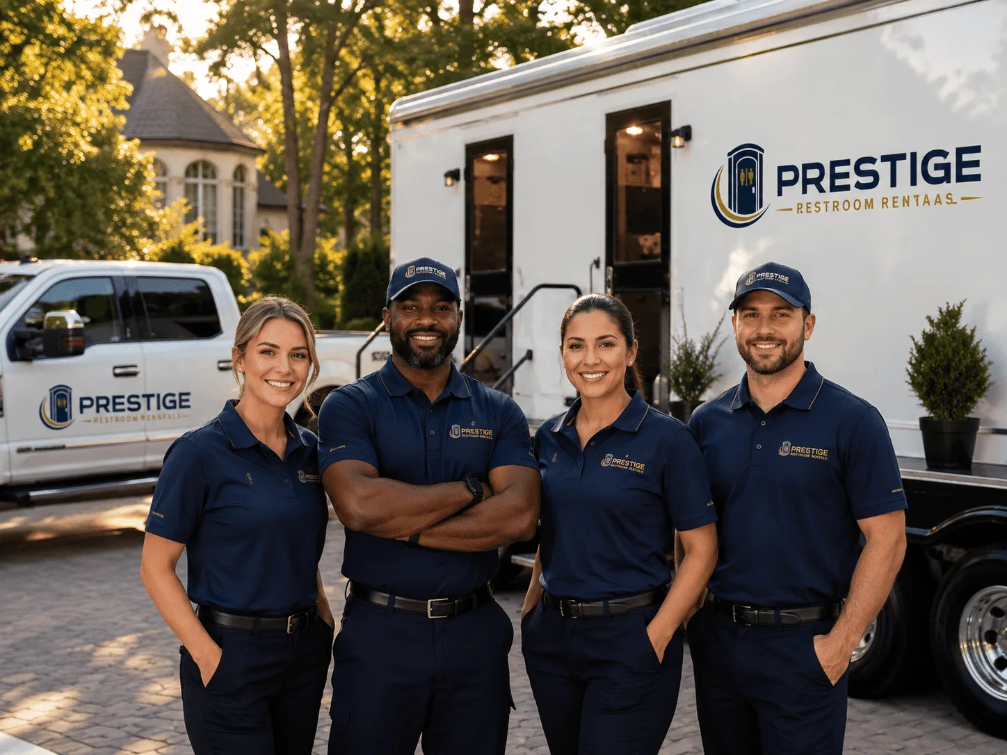 Trusted Luxury Portable Restrooms company in Reese, MI